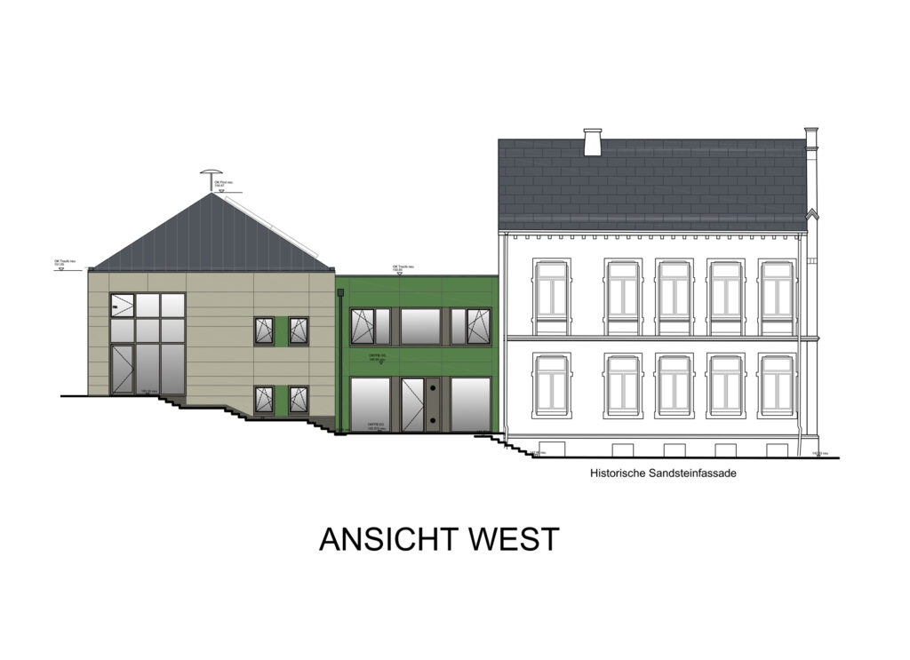 Grundschule Kordel Fassade Ansicht West